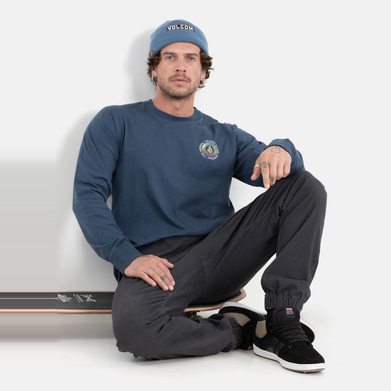 VOLCOM - Polera Manga Larga Regular Hombre Volcom