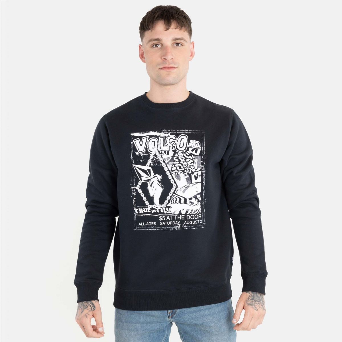 VOLCOM - Polerón Cuello Redondo Regular Hombre Volcom