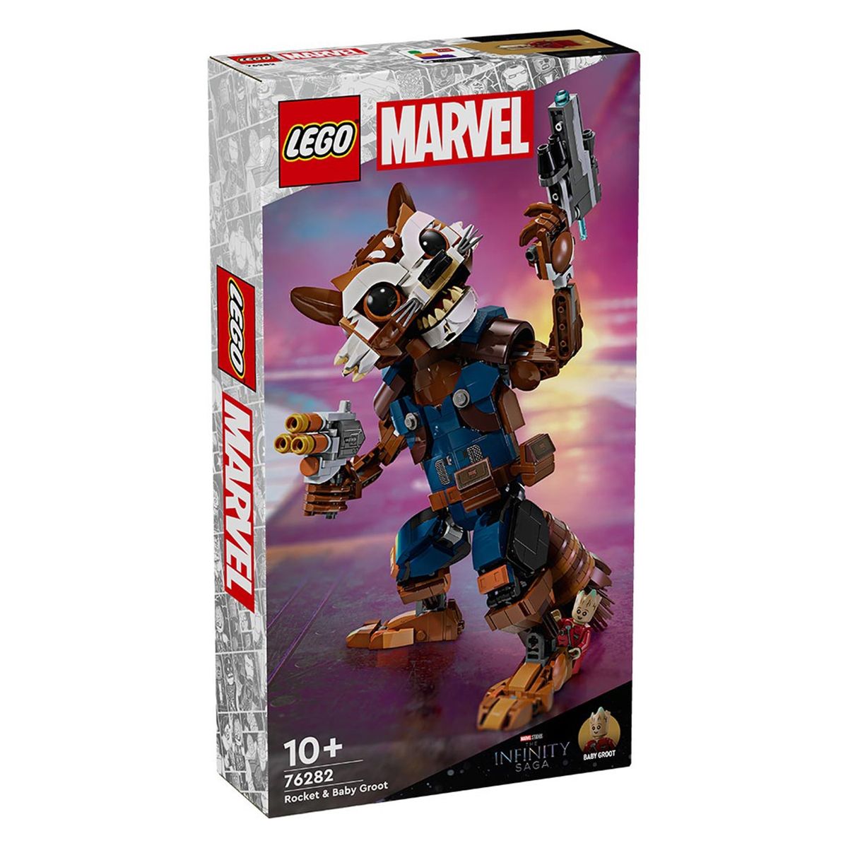 LEGO - Lego Marvel: Rocket y Bebé Groot
