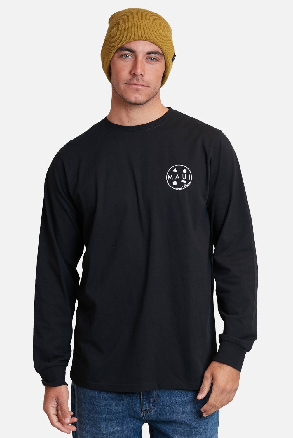 MAUI AND SONS - Polera Manga Larga Regular Fit Hombre Maui And Sons