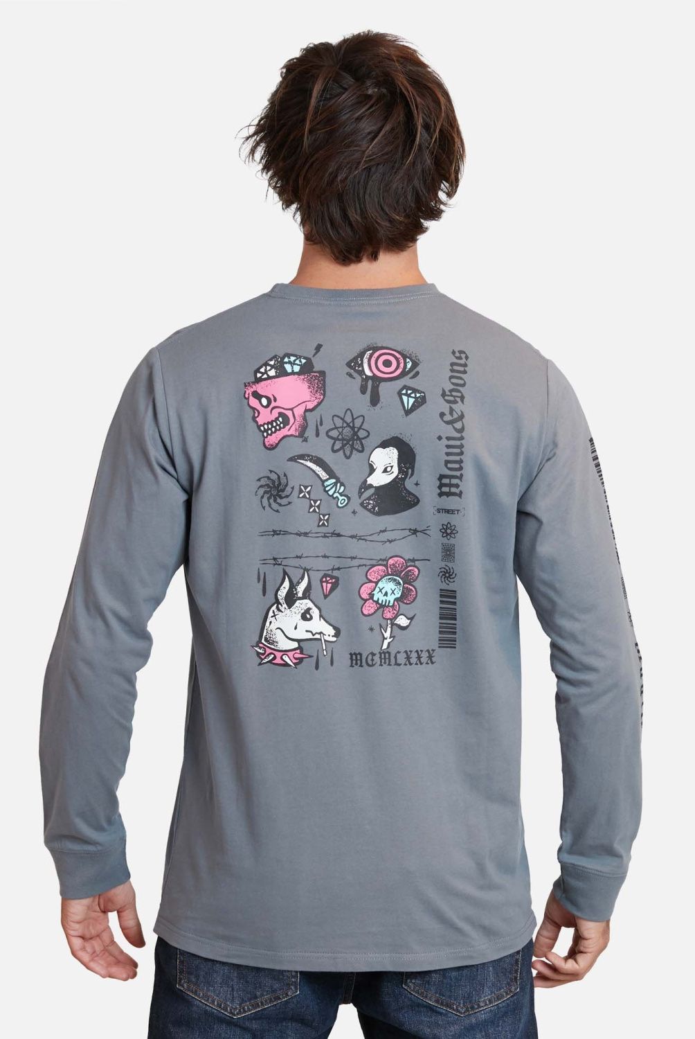 MAUI AND SONS - Polera Manga Larga Regular Fit Hombre Maui And Sons