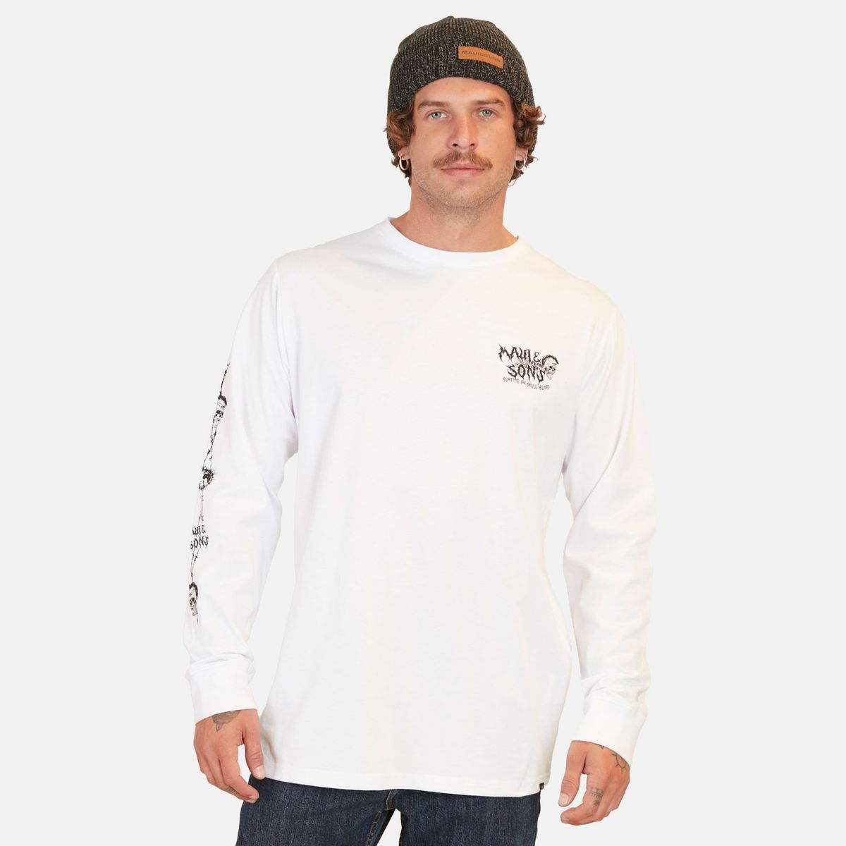 MAUI AND SONS - Polera Manga Larga Regular Fit Hombre Maui And Sons