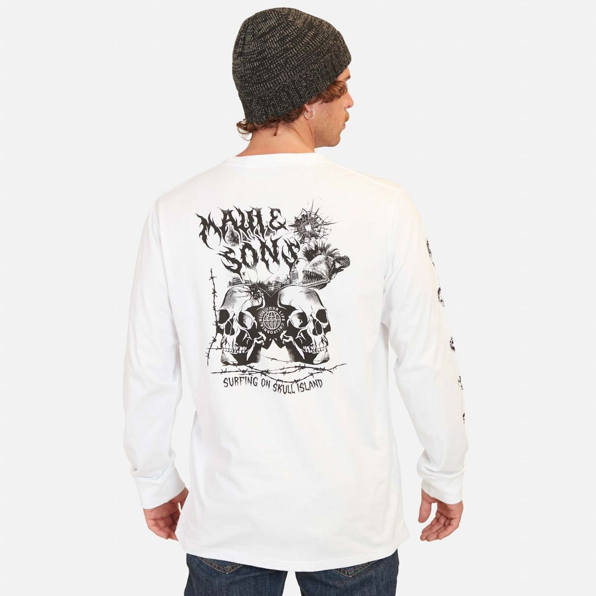 MAUI AND SONS - Polera Manga Larga Regular Fit Hombre Maui And Sons