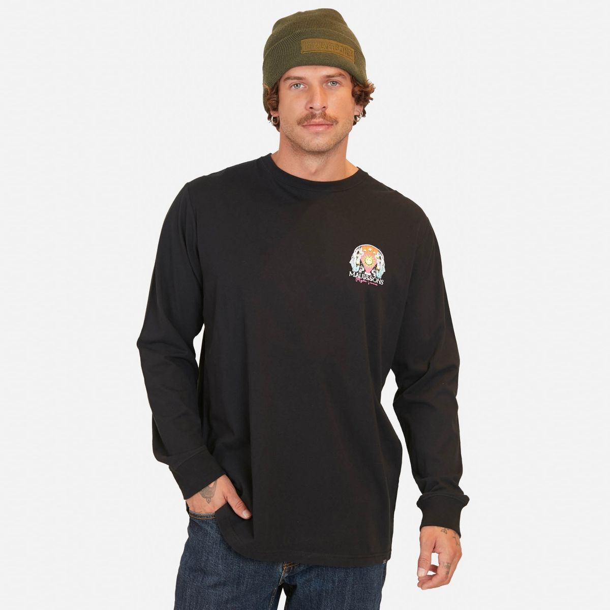 MAUI AND SONS - Polera Manga Larga Regular Hombre Maui And Sons