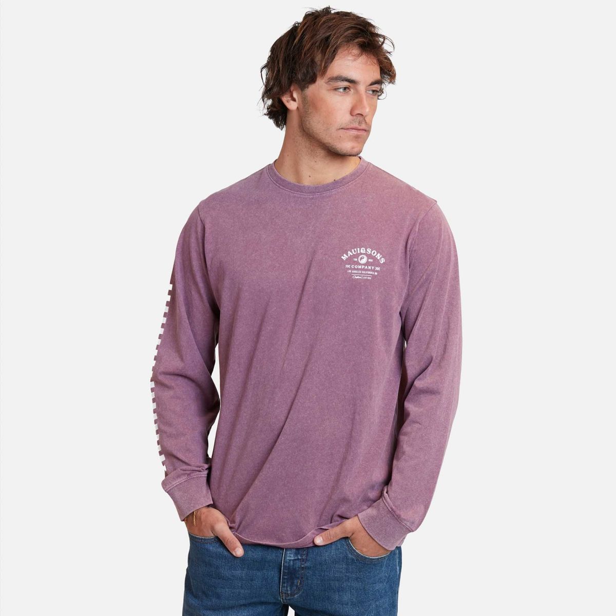 MAUI AND SONS - Polera Manga Larga Regular Hombre Maui And Sons