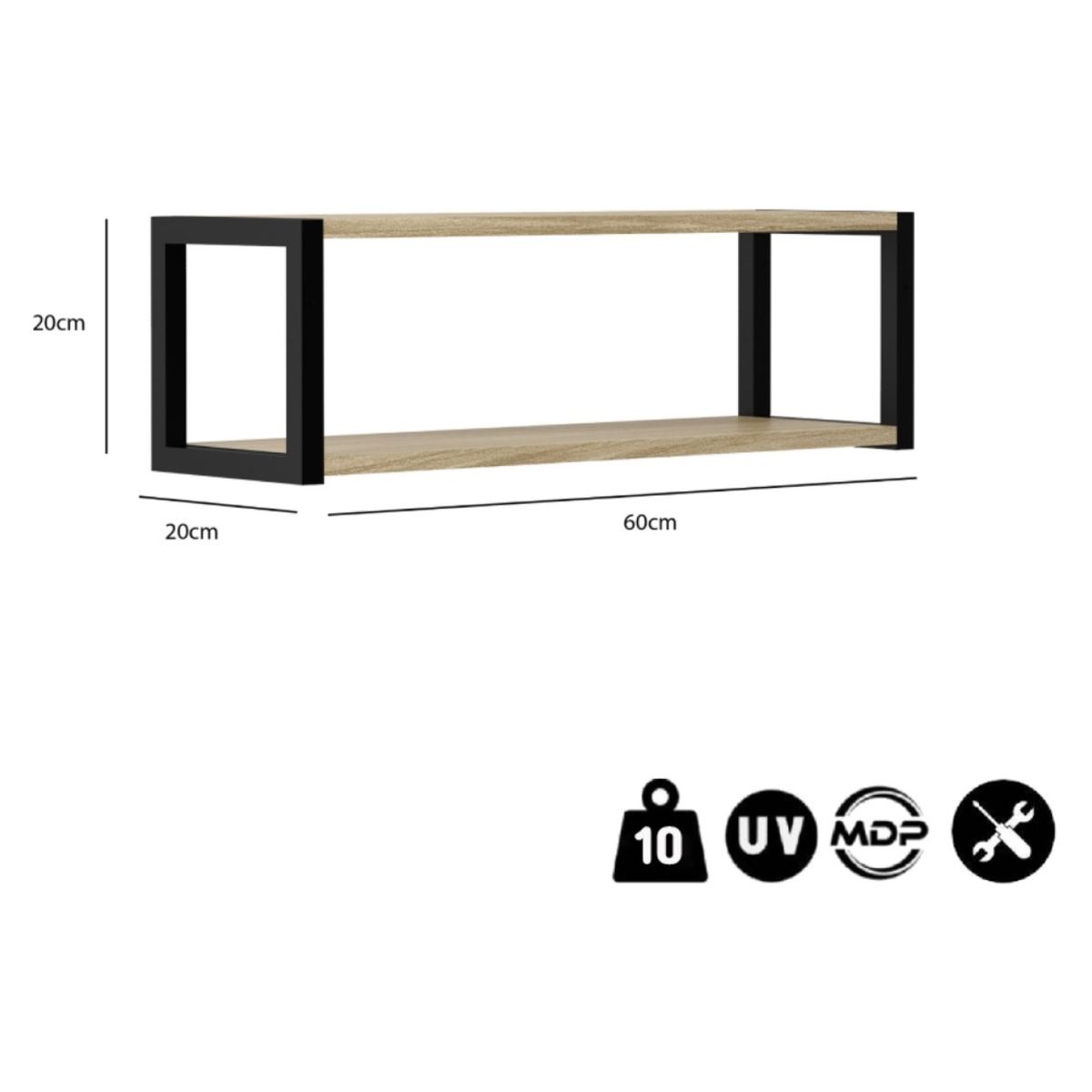 BE DESIGN - Repisa Pared Berlin Mielbe Design