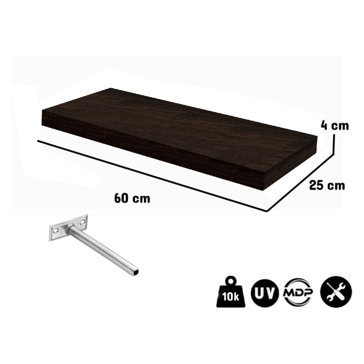 BE DESIGN - Repisa Tendenza 4 Tabaco Be Design