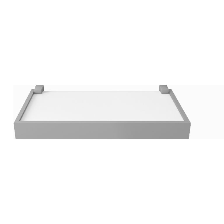 BE DESIGN Repisas Duetto Blanco Gris