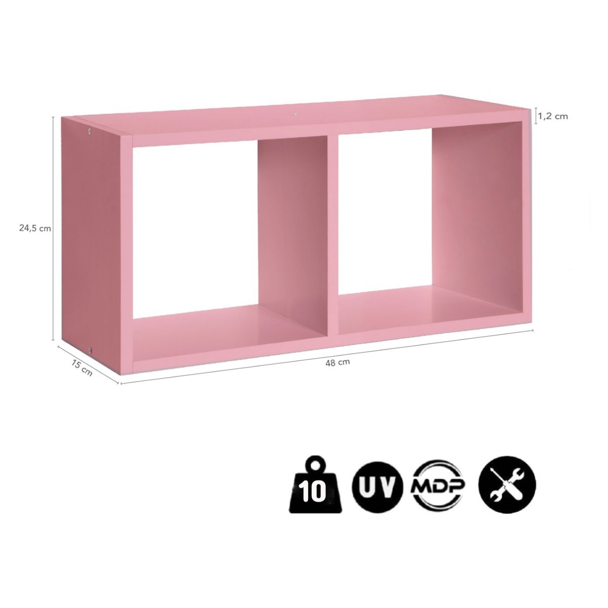 KIDSCOOL - Repisa Serenitydoble Rosado Kidscool