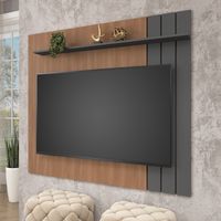 Panel Tv Gris Repisa P660Gr 65 ""