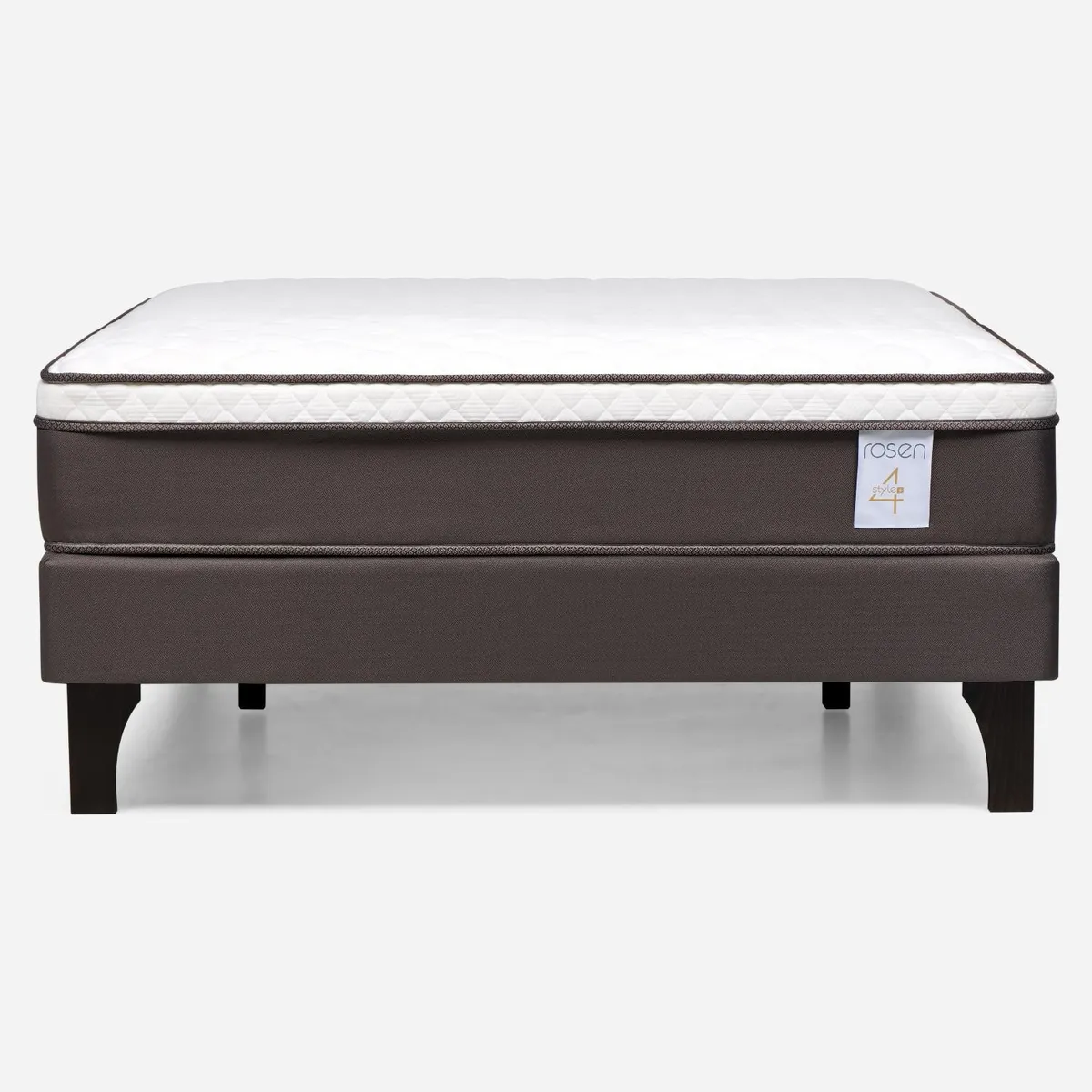 ROSEN - Cama Europea New Style 4 Full X 2.00Mt Base Normal Rosen