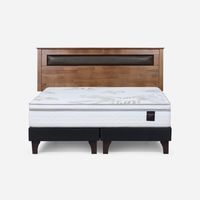 Cama Europea Art 4 King + Respaldo