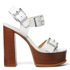 MICHAEL KORS - Sandalia Mujer Cuero Blanco