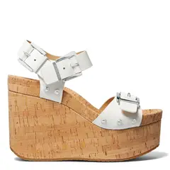 MICHAEL KORS - Sandalia Mujer Cuero Blanco
