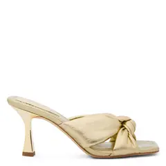 MICHAEL KORS - Sandalia Mujer Cuero Dorado