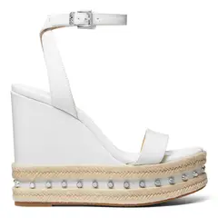 MICHAEL KORS - Sandalia Mujer Cuero Blanco