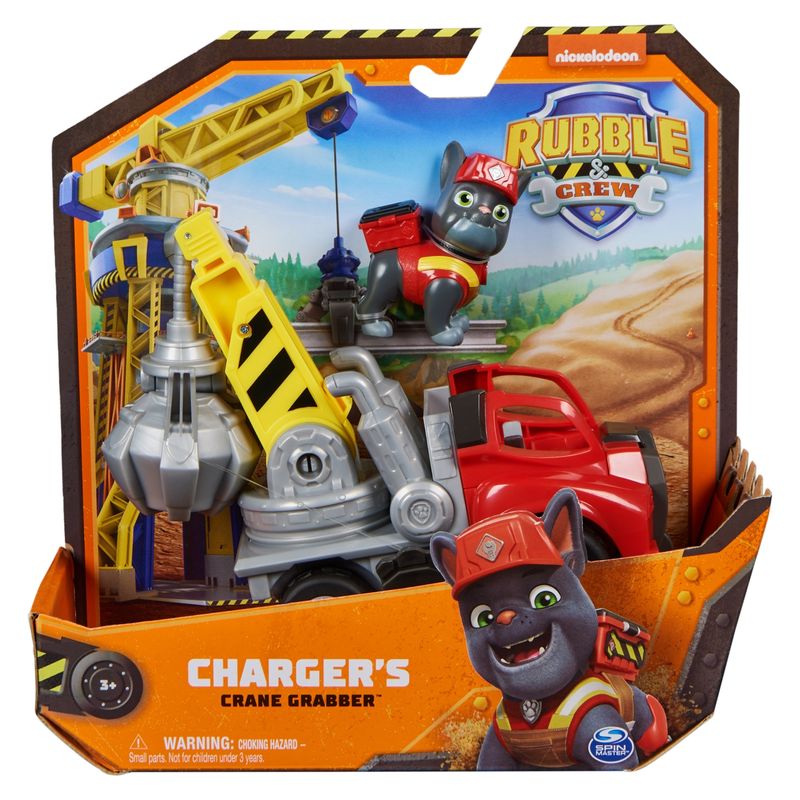 PAW PATROL - Rubble Crew Vehiculo Y Figura Paw Patrol