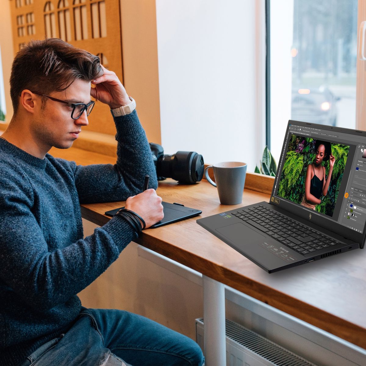 ACER - Notebook Gamer Acer Nitro V15 ANV15-51-53TQ-1 Intel Core i5 8 Núcleos 16GB RAM 512GB SSD NVIDIA RTX 3050