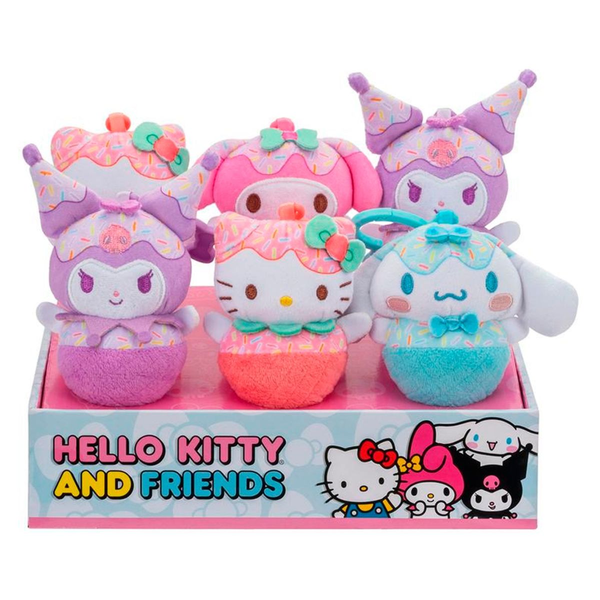 HELLO KITTY - Peluche 10 Cm Con Clip (Contiene Producto Al Azar Del Surtido) Hello Kitty