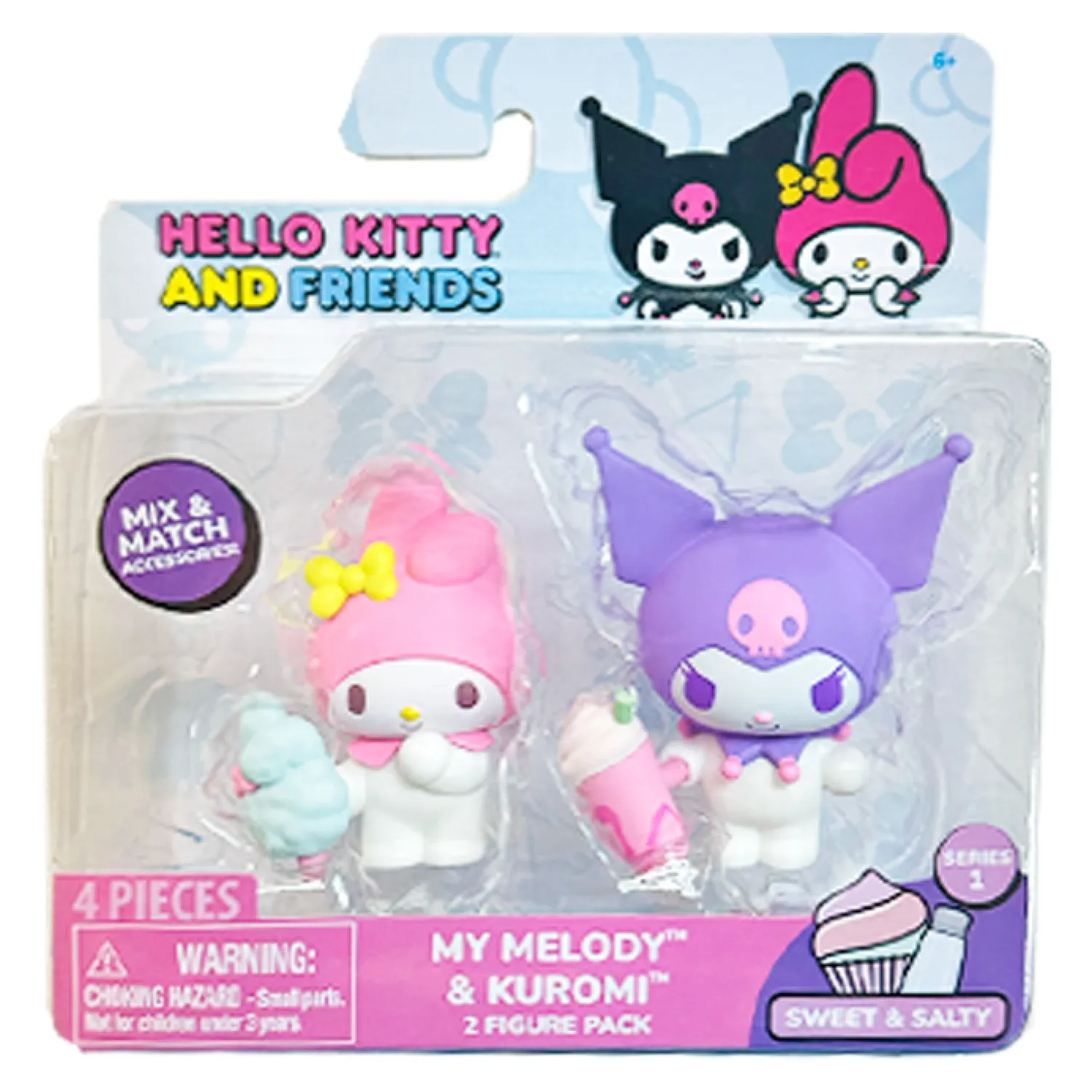 HELLO KITTY Pack De 2 Figuras (Contiene Producto Al Azar Del