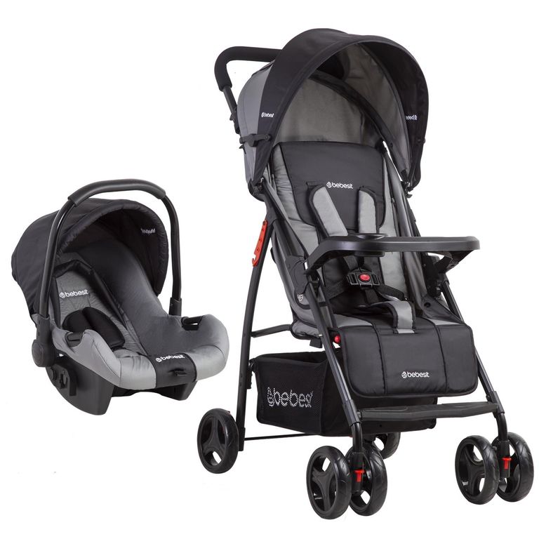 BEBESIT Coche Travel System Summer Gris