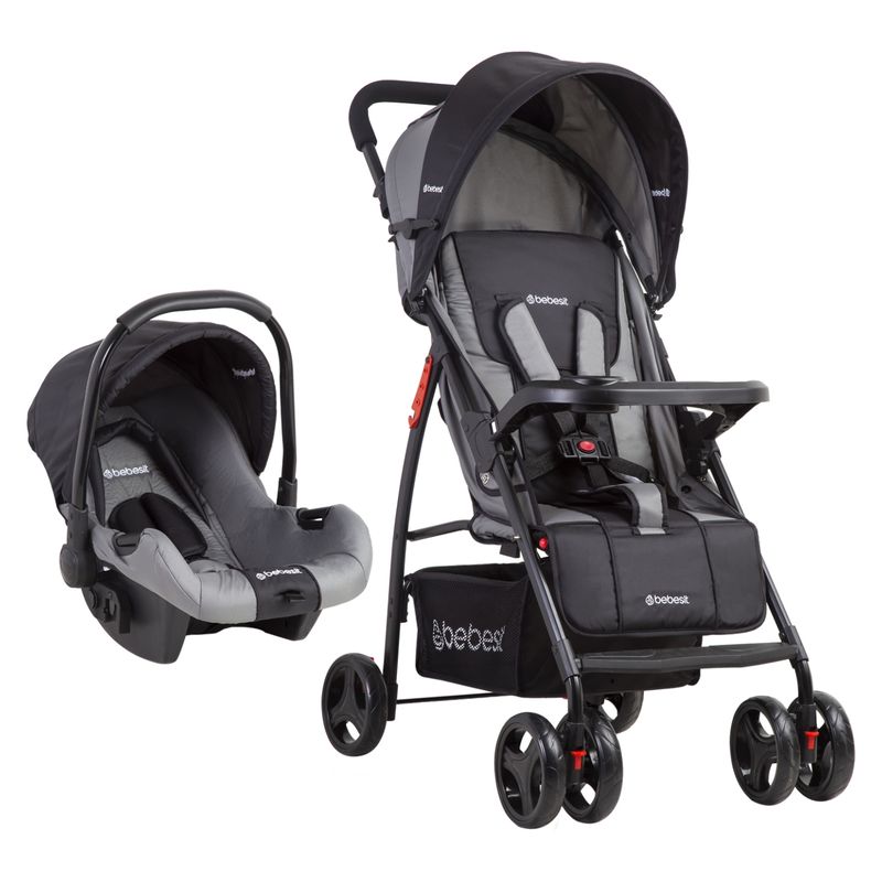 BEBESIT - Coche Travel System Summer Gris Bebesit