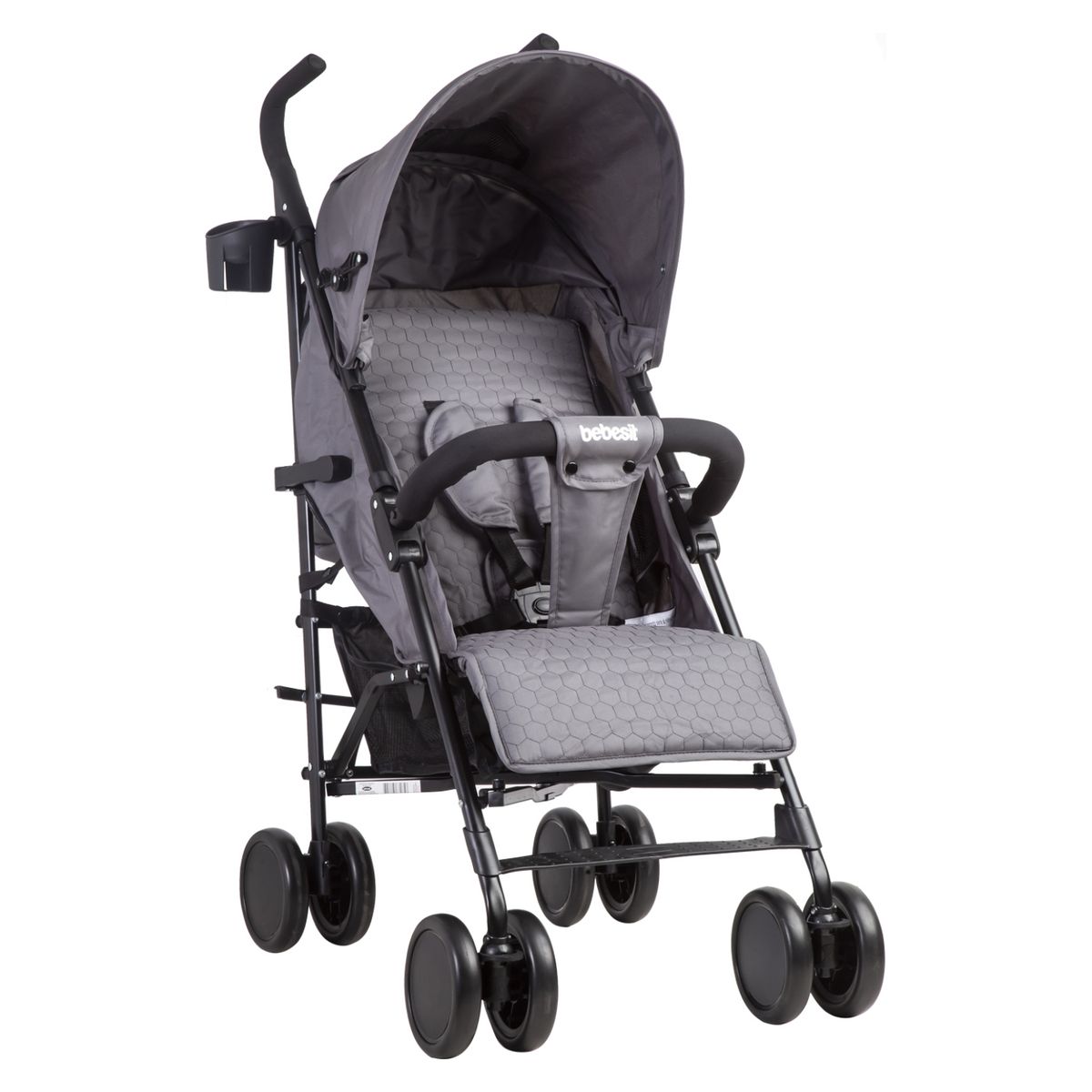 BEBESIT - Coche Paragua Kronos Gris Oscuro Bebesit