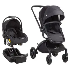BEBESIT - Coche Travel Deluxe 360 Black Premi