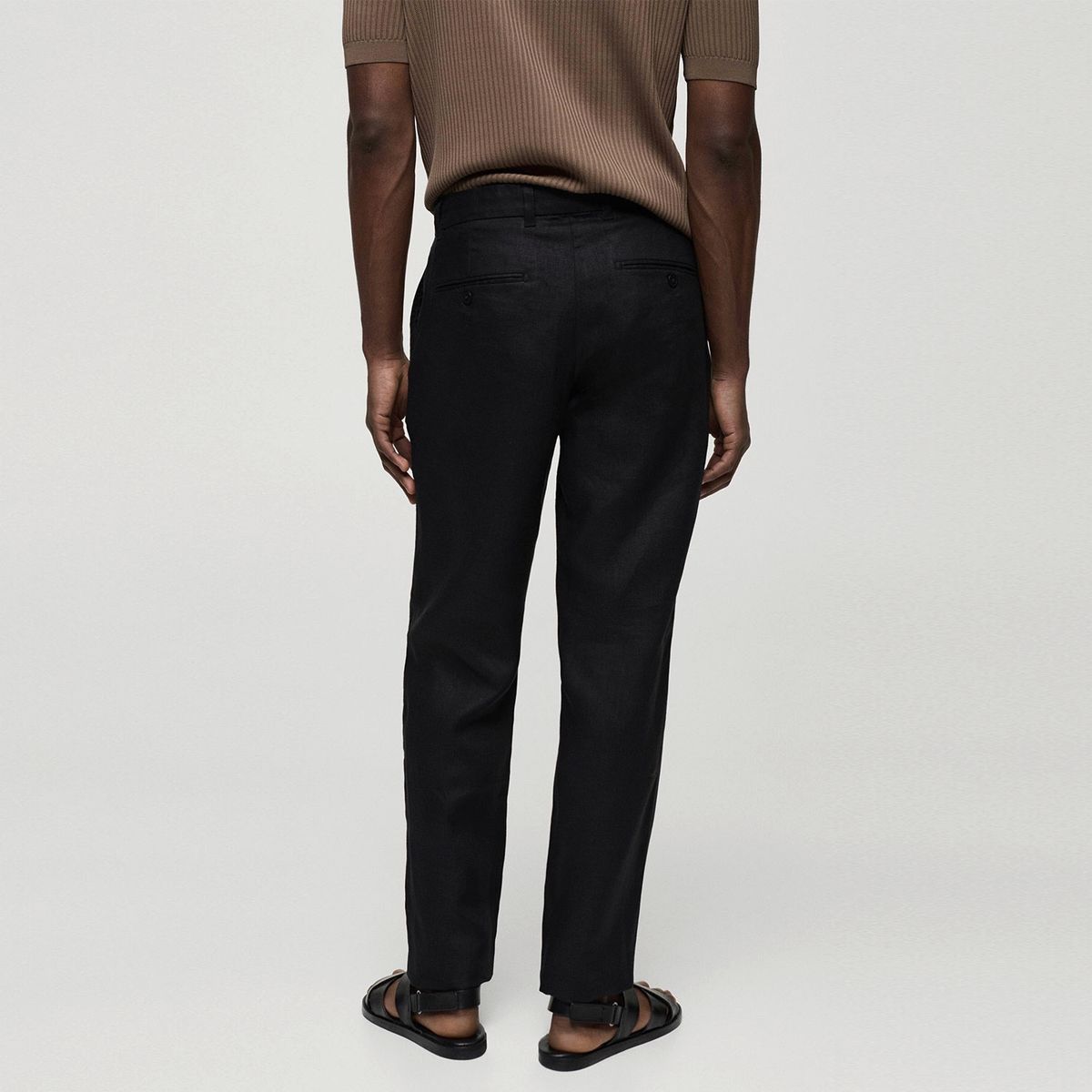 MANGO MAN - Pantalón Slim Fit de Lino para Hombre Mango Man