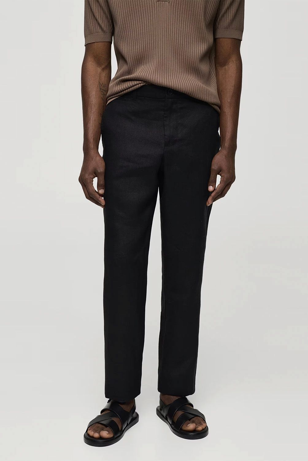 MANGO MAN - Pantalón Slim Fit de Lino para Hombre Mango Man