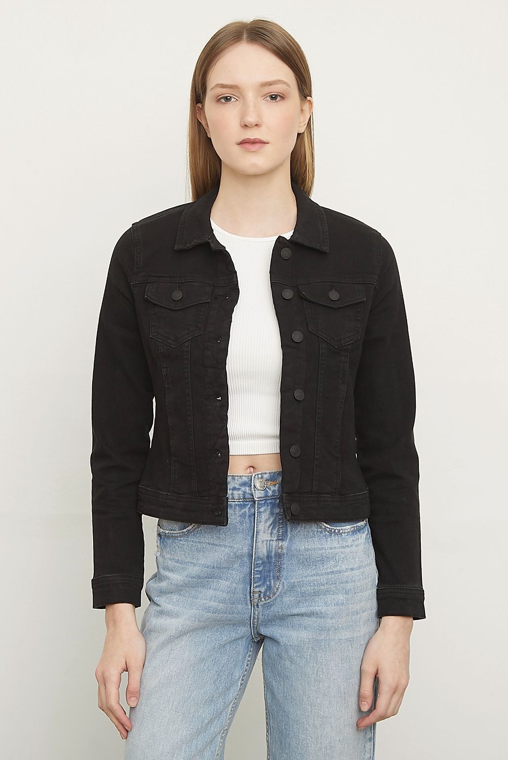 ONLY - Chaqueta Denim Crop Mujer Only