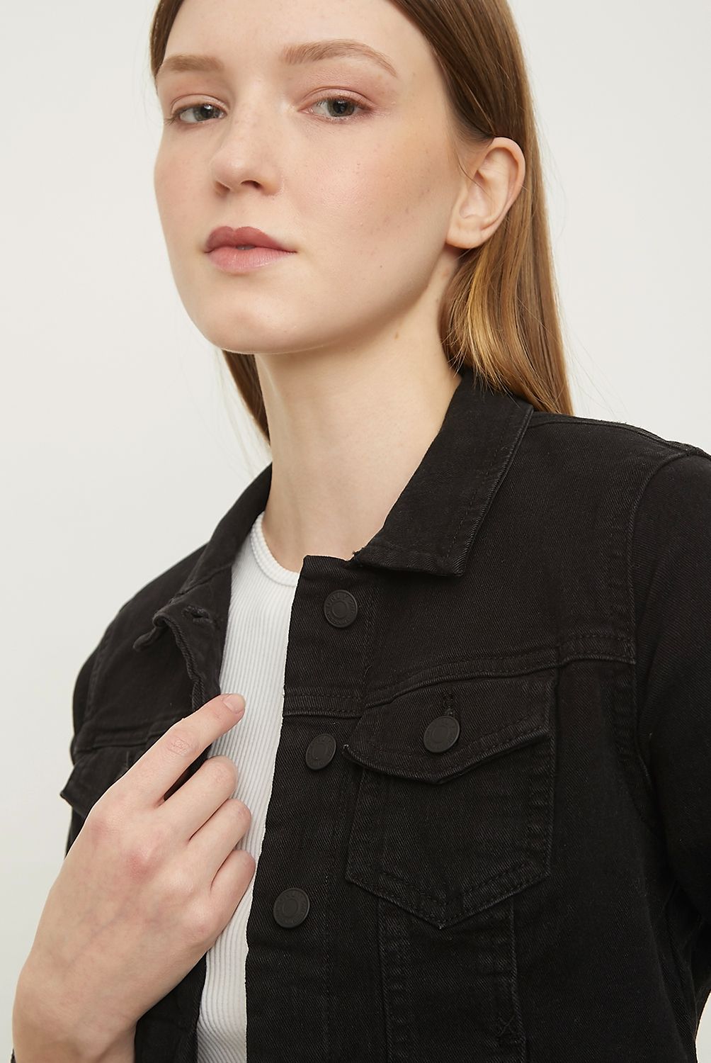 ONLY - Chaqueta Denim Crop Mujer Only