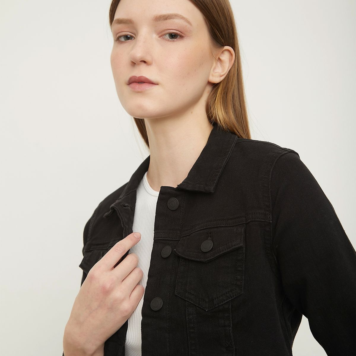 ONLY - Chaqueta Denim Crop Mujer Only