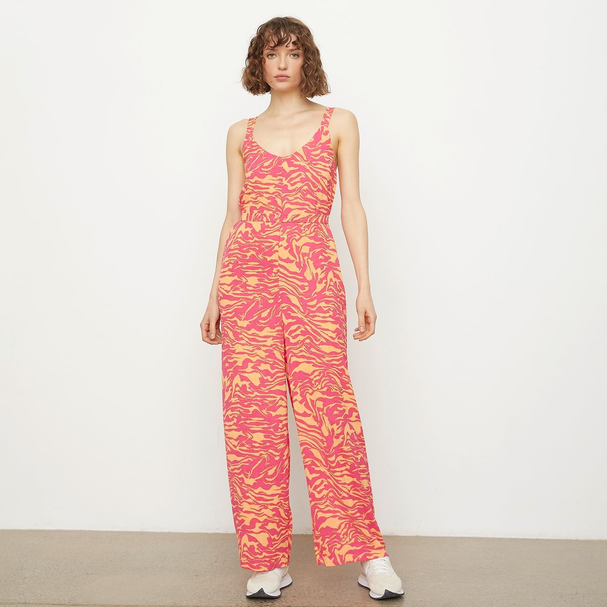 VERO MODA - Enterito Sin Mangas con Estampado de Cebra Vero Moda