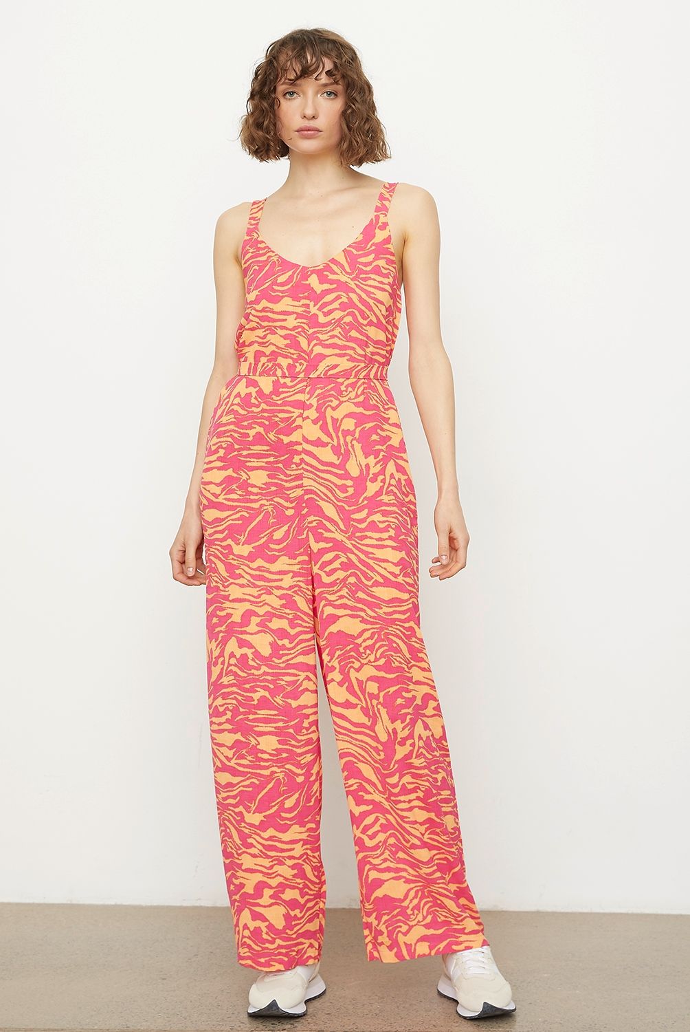 VERO MODA - Enterito Sin Mangas con Estampado de Cebra Vero Moda