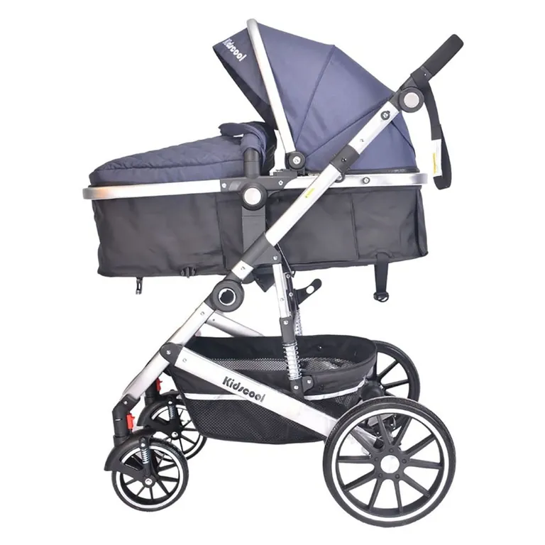 KIDSCOOL Coche Cuna Lux 3 En 1 Azul