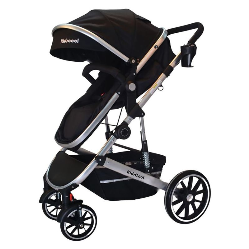 KIDSCOOL - Coche Cuna  Lux 3 En 1 Negro Kidscool