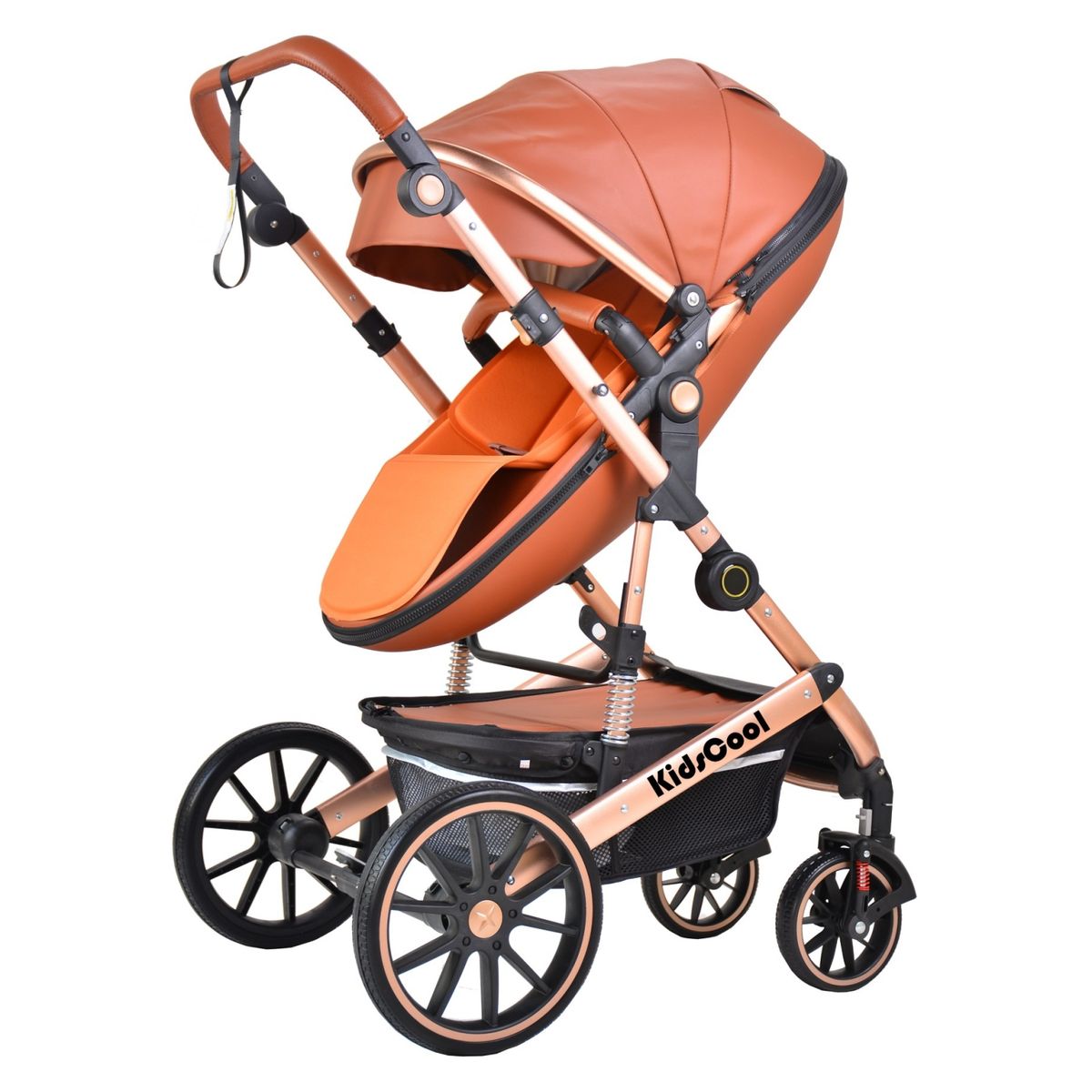 KIDSCOOL - Coche Cuna Egg 3 En 1 Café Kidscool