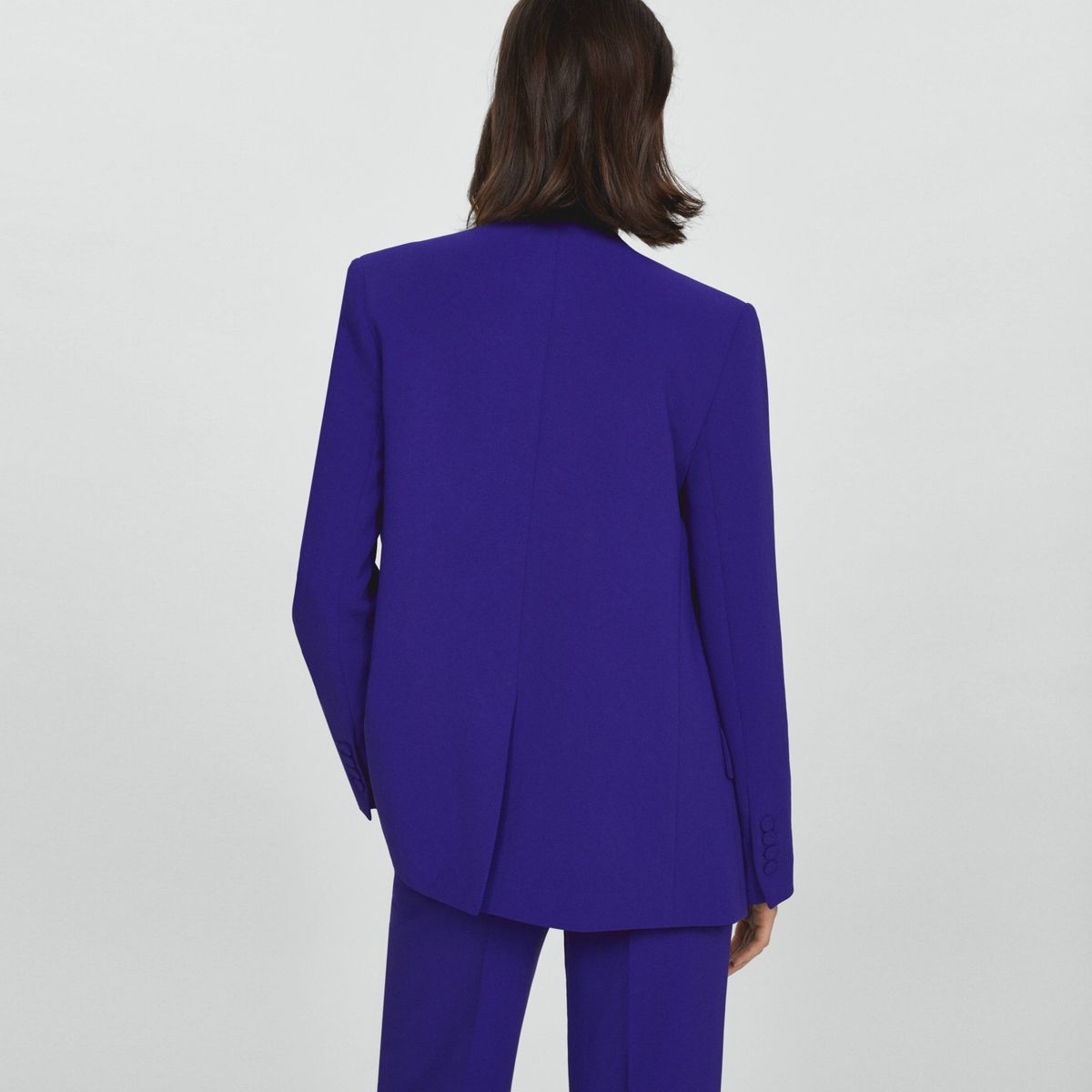 MANGO - Blazer Traje Estructura Mujer Mango