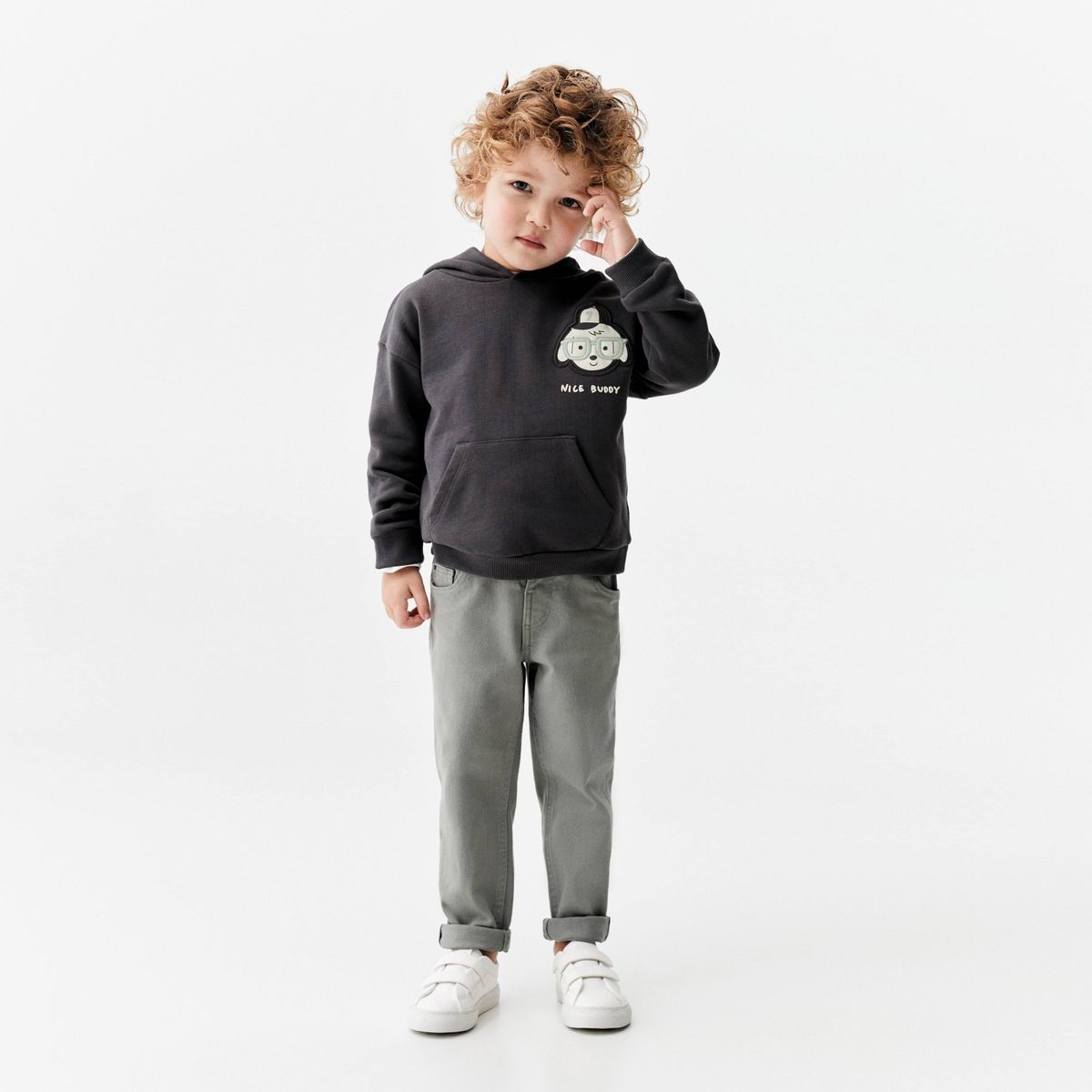 MANGO KIDS - Polerón Bebé Niño Mango Kids