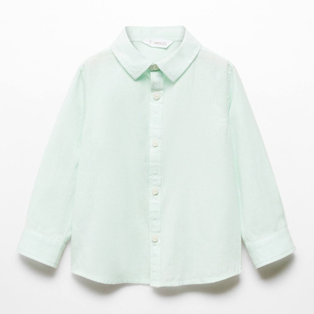 MANGO KIDS - Camisa Regular Fit Algodón Bebé Niño Mango Kids