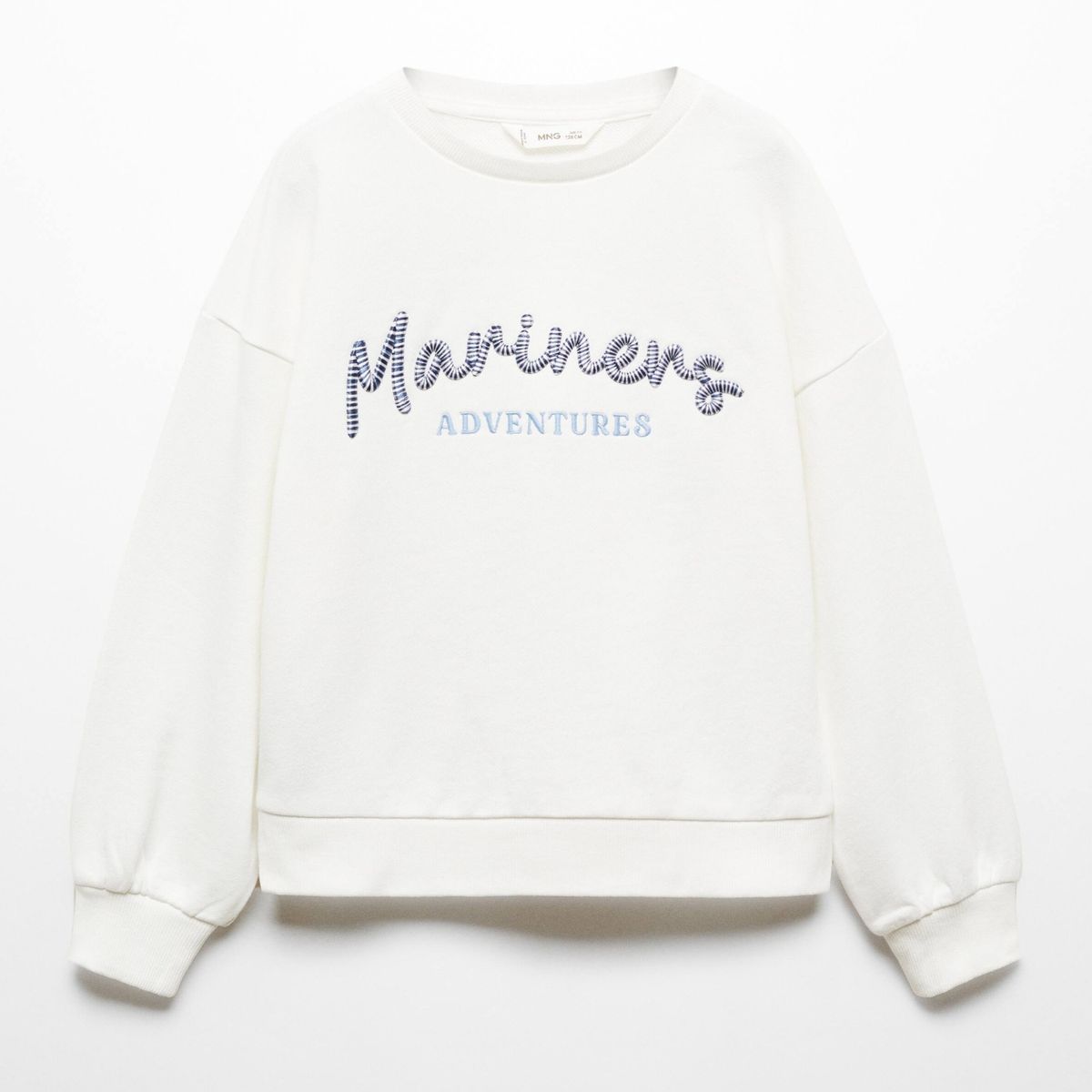 MANGO KIDS - Polerón Algodón Mensaje Relieve Niña Mango Kids