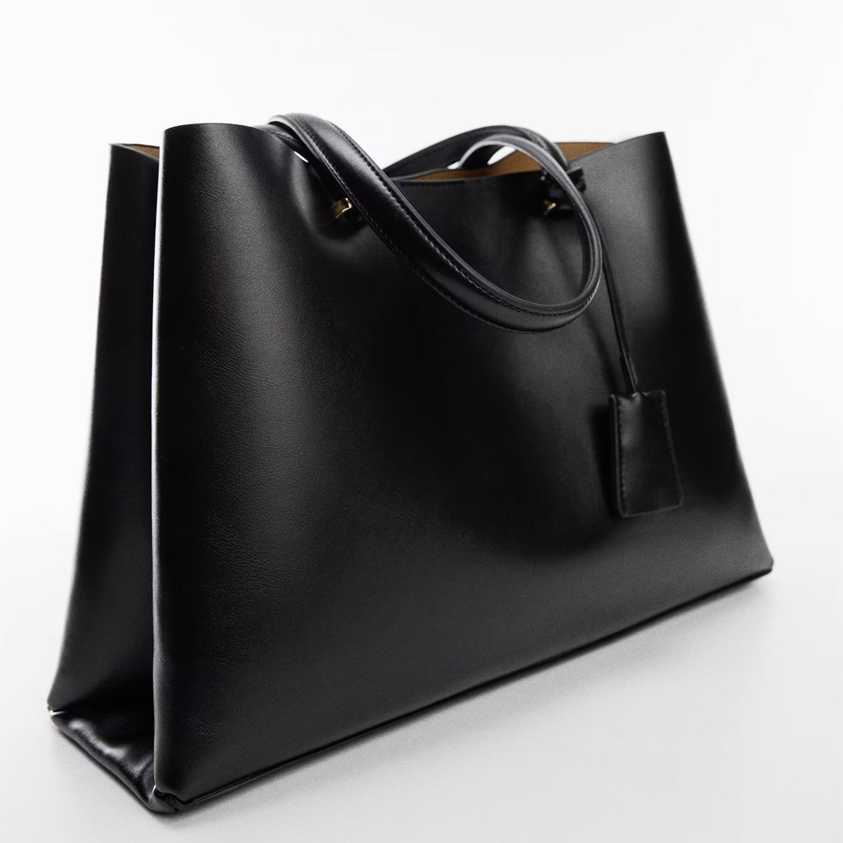 MANGO - Cartera Negra Mujer Mango