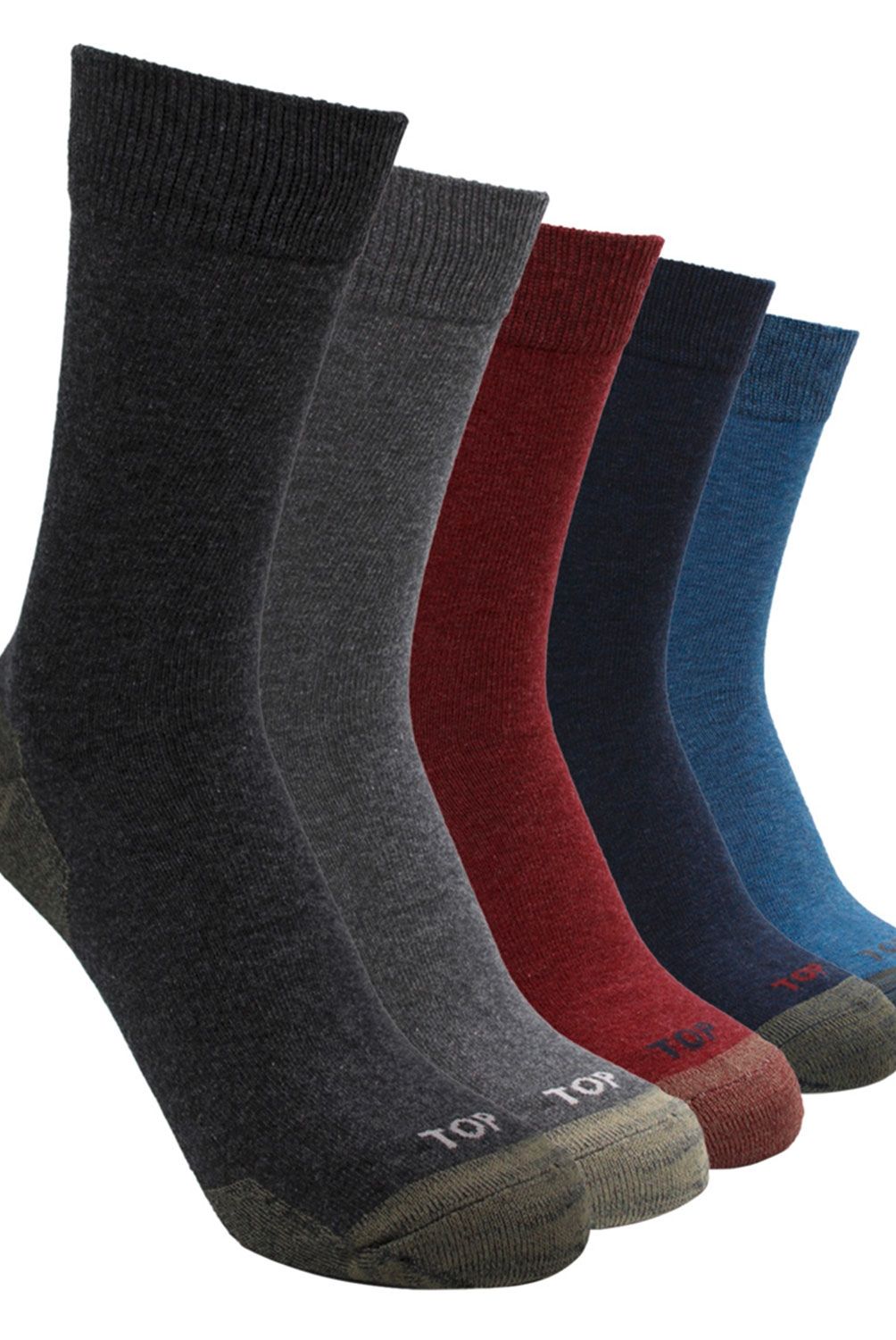 TOP - Pack De 5 Calcetines Casuales Hombre Top