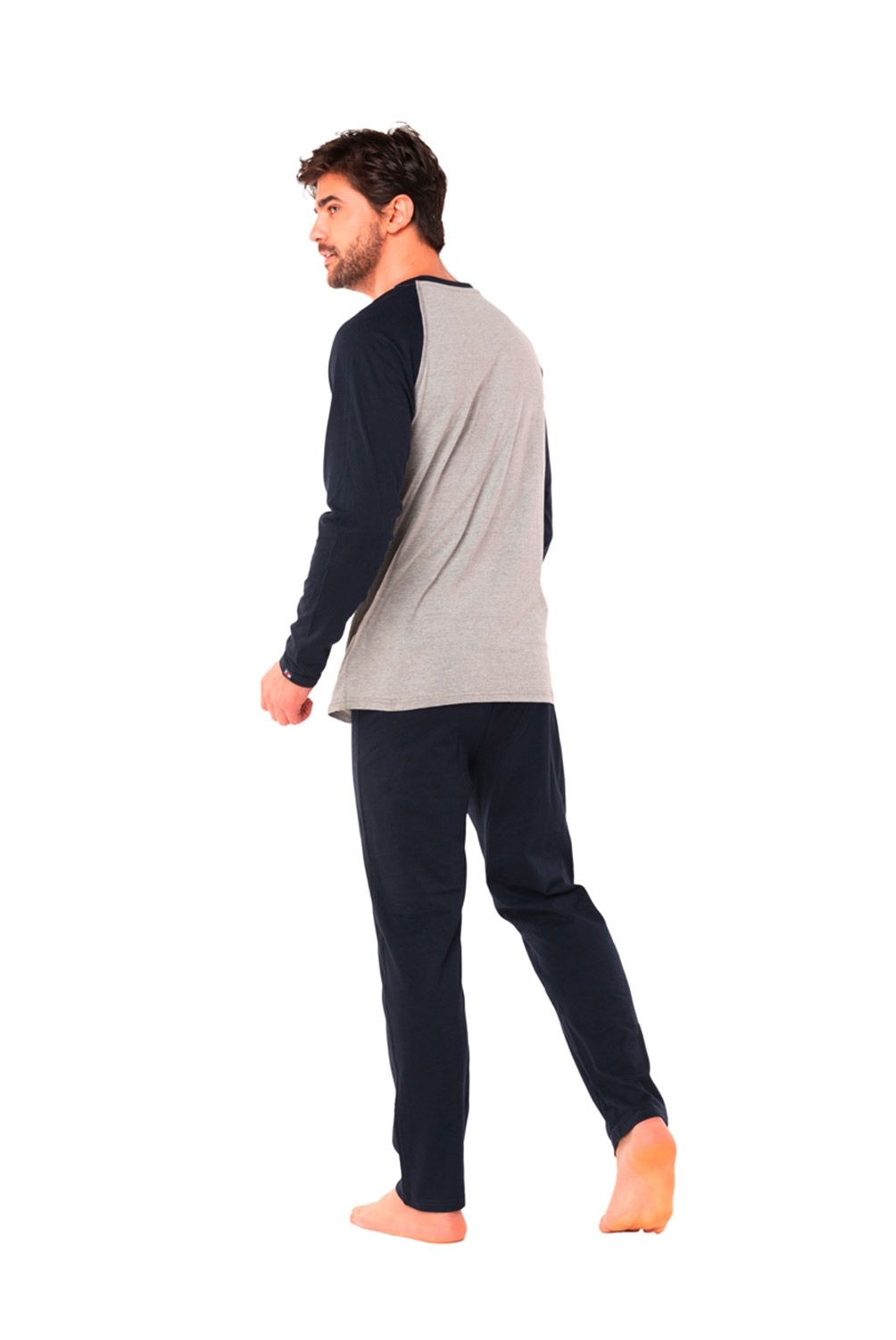 TOP - Pijama Largo Algodón Hombre Top