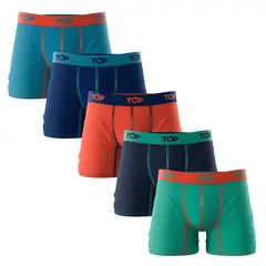 TOP - Pack De 5 Boxer Hombre Algodón