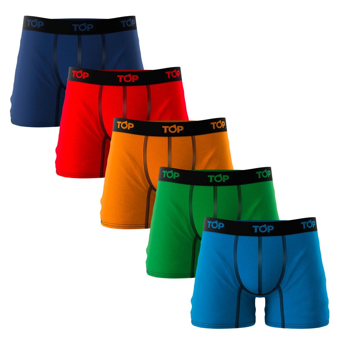 TOP - Pack De 5 Boxer Hombre Algodón Top