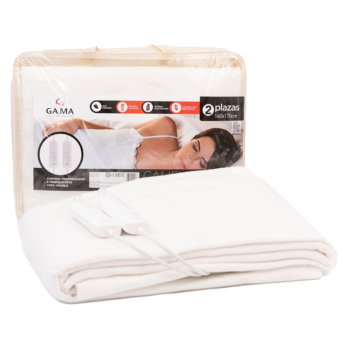 GAMA - Calienta Cama 2P Gama YSEB-011A 220