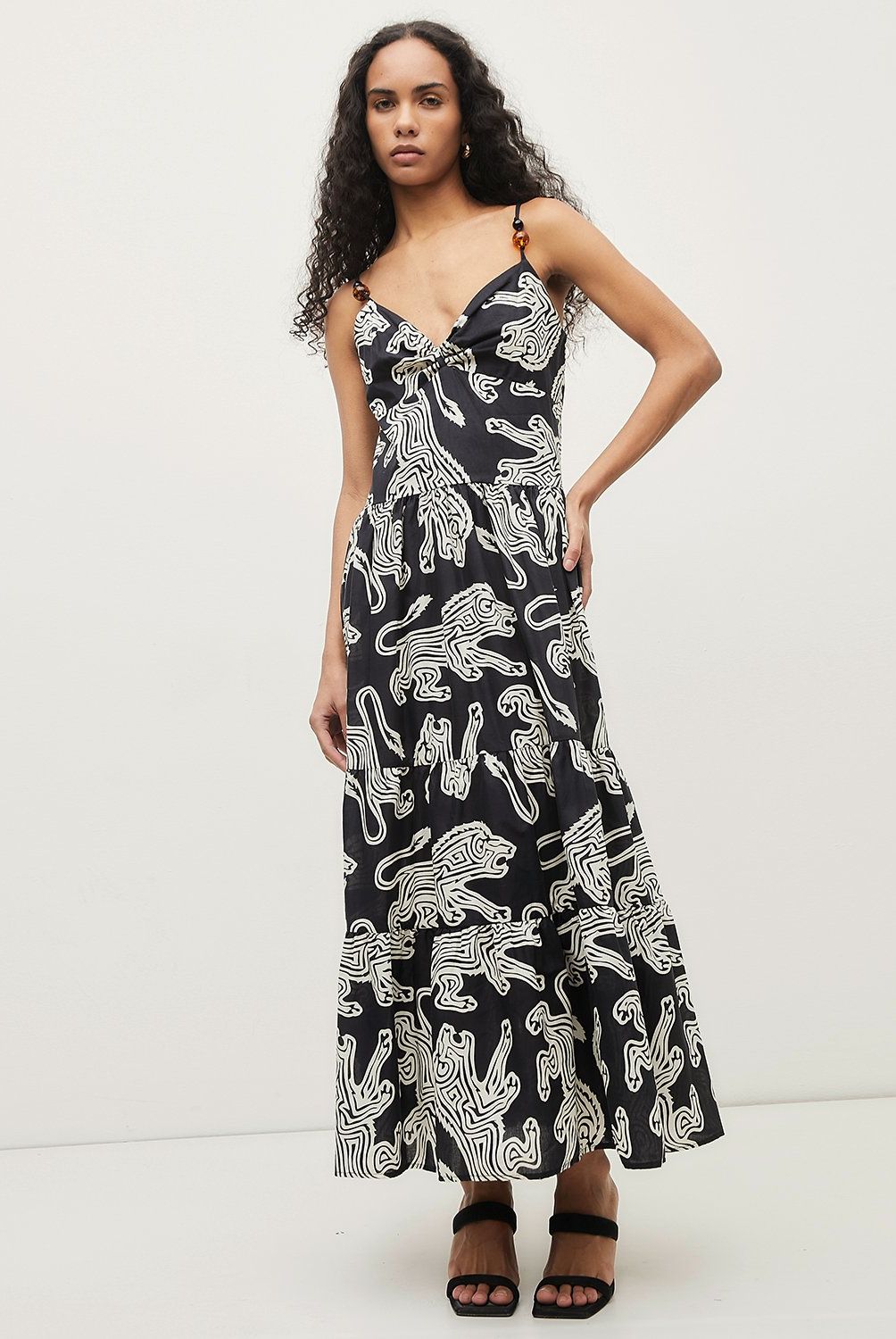 DIXIE - Vestido Largo Estampado Mujer Dixie