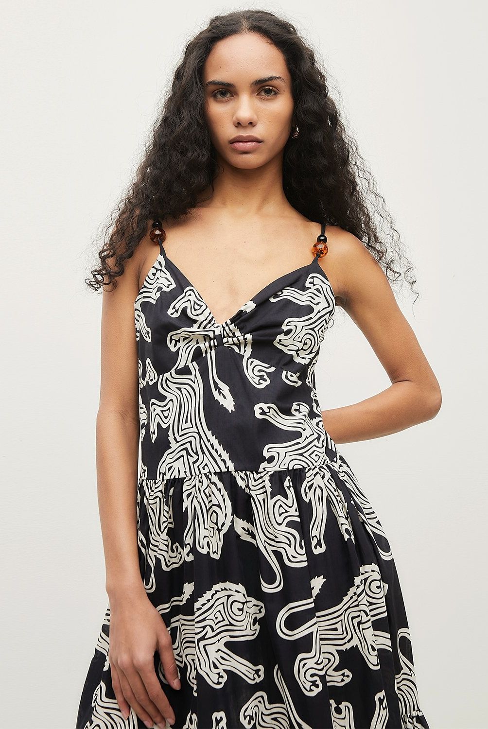 DIXIE - Vestido Largo Estampado Mujer Dixie